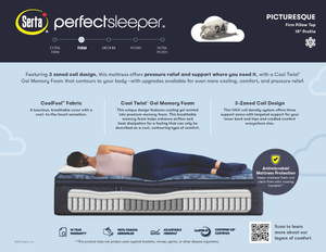 Serta Perfect Sleeper Picturesque Firm Pillow Top 15" Mattress