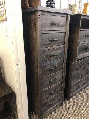 Product: K205P Tall 7 Drawer Dresser in Smoke Finish Regular $2880