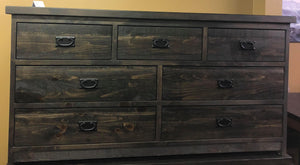 Product: R182P 7 Drawer Dresser in Ebony Finish Regular $3319