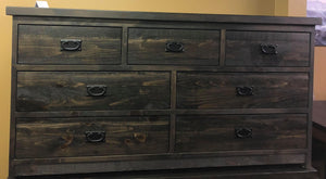 Product: R182P 7 Drawer Dresser in Ebony Finish Regular $3319