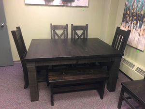 Product: R431P Table in Guinness Finish Regular $4588 each
