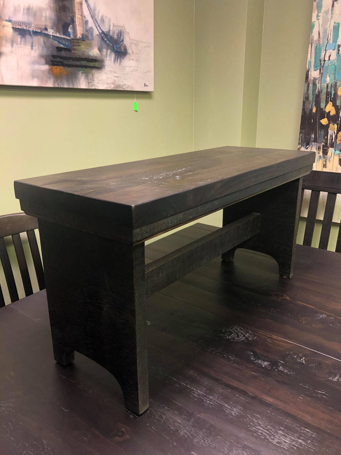 Product: R081 Rustic 36" Bench in Guinness Finish Regular $845 each
