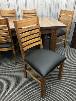 Product: 624B Modern Slat-Back Chair in Black Walnut Finish Regular $689 each