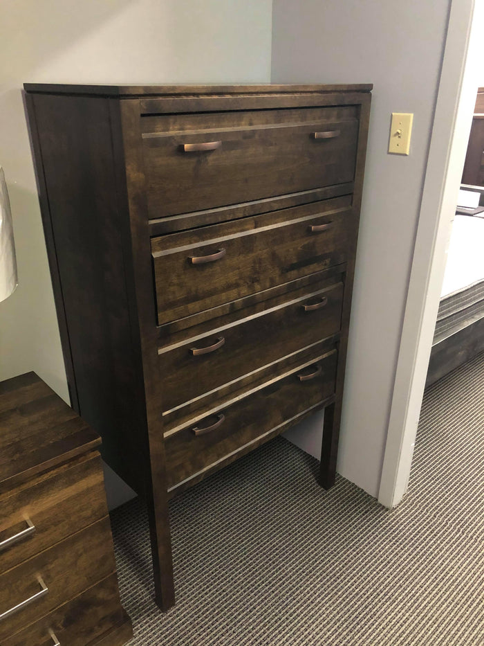 3132B Smooth Birch Horizon Chest in Guinness Finish C-179