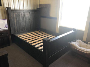 K252P Rustic Kabin Queen Bed in Ebony Finish C-453