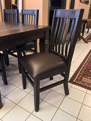 Product: Upholstered Seat R748 Rustic School-House Chair in Guinness Finish Regular $786 each