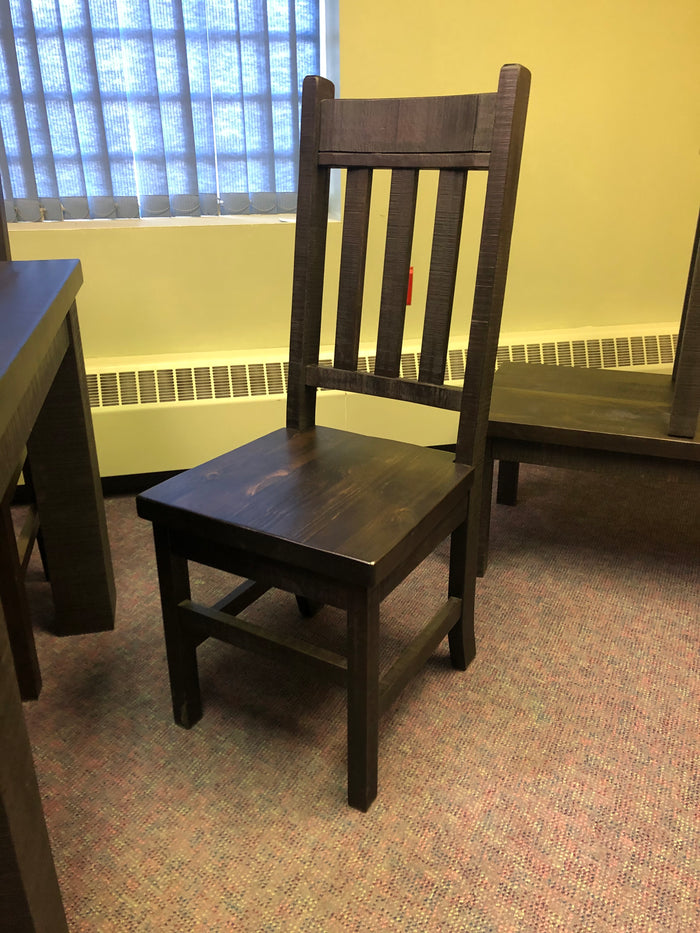 Product: R750 Rustic Slat-Back Chair in Guinness Finish Regular $773 each